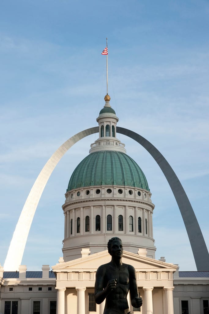 Old Courthouse and Gateway Arch St Louis, Courtesy: Missouri Division of Tourism
