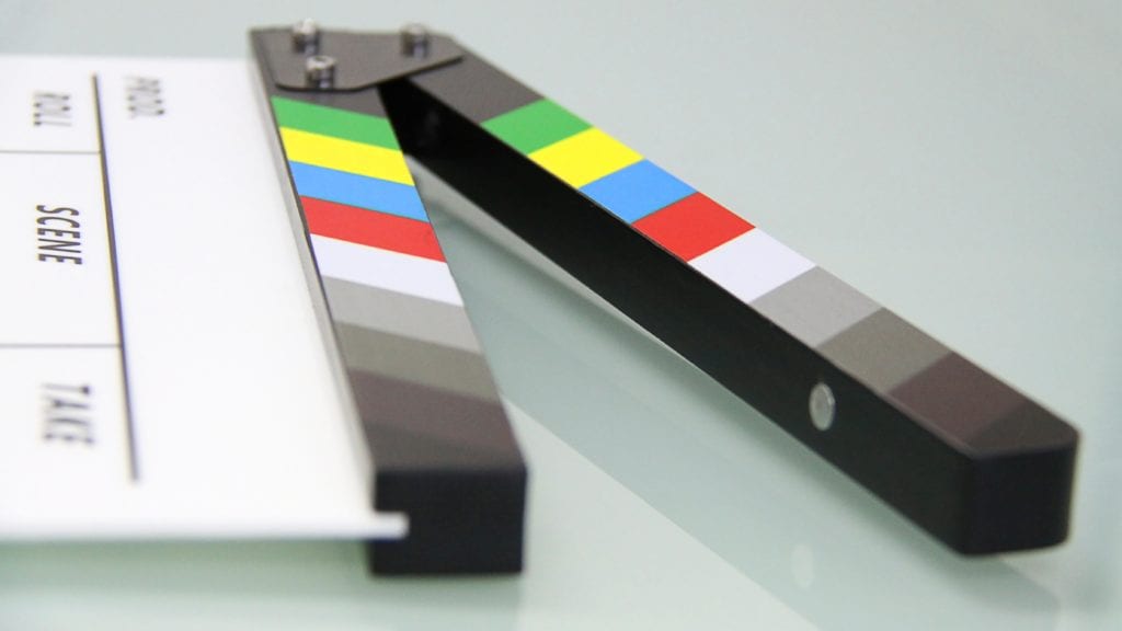 slate or clapperboard